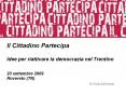 Il Cittadino Partecipa PowerPoint PPT Presentation