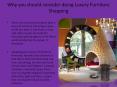 Why you should consider doing Luxury Furniture Shopping PowerPoint PPT Presentation