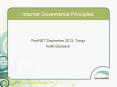 Internet Governance Principles PowerPoint PPT Presentation