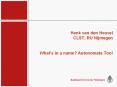 Henk van den Heuvel CLST, RU Nijmegen  What PowerPoint PPT Presentation