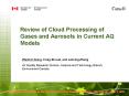 Review of Cloud Processing of Gases and Aerosols in Current AQ Models PowerPoint PPT Presentation