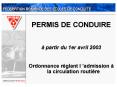 PERMIS DE CONDUIRE   PowerPoint PPT Presentation