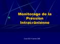 Monitorage de la Pression Intracr PowerPoint PPT Presentation