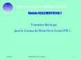 Module REGLEMENTATION 2 PowerPoint PPT Presentation