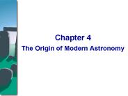 The Origin of Modern Astronomy