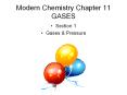 Modern Chemistry Chapter 11 GASES PowerPoint PPT Presentation