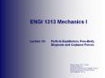 ENGI 1313 Mechanics I PowerPoint PPT Presentation