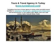 Tours & Travel Agency in Turkey