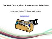 How to repair corrupt PST file?