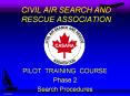CIVIL AIR SEARCH AND RESCUE ASSOCIATION PowerPoint PPT Presentation
