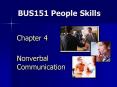 BUS151 People Skills PowerPoint PPT Presentation
