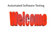 Automated Software Testing