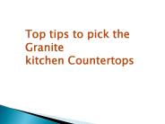 Elegant Granites