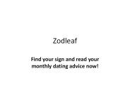 Astrological dating advice