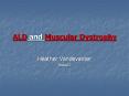 ALD and Muscular Dystrophy PowerPoint PPT Presentation