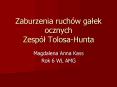 Zaburzenia ruch PowerPoint PPT Presentation