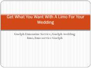 Guelph Limousine Service