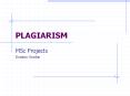 PLAGIARISM PowerPoint PPT Presentation