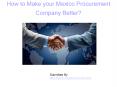 How to Make your Mexico Procurement Company Better? PowerPoint PPT Presentation