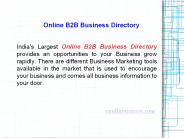 How Online B2B Business Directory Provides Successful Business