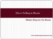Direct Selling in Russia