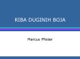 RIBA DUGINIH BOJA PowerPoint PPT Presentation