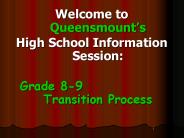 Welcome to Queensmount