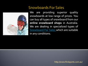 Snowboards For Sales (1)