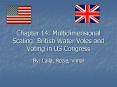 Chapter 14: Multidimensional Scaling: British Water Voles and Voting in US Congress PowerPoint PPT Presentation