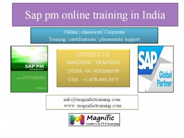 sap pm online training in usa