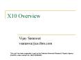 X10 Overview PowerPoint PPT Presentation