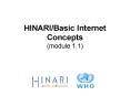 HINARI/Basic Internet Concepts (module 1.1) PowerPoint PPT Presentation