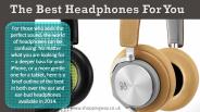 A simple yet elegent presentation on headphones and earphones