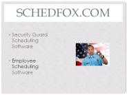 Security Guard Scheduling Software