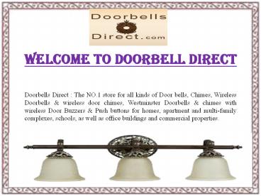 Craftmade of Doorbell Direct