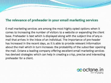 Email Marketing Services