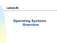 Operating Systems Overview PowerPoint PPT Presentation