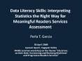 Data Literacy Skills: Interpreting Statistics the Right Way for Meaningful Readers Services Assessment PowerPoint PPT Presentation