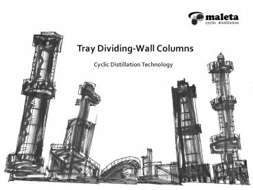 tray dividing wall columns