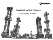 tray dividing wall columns