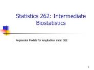 Statistics 262: Intermediate Biostatistics