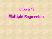 Multiple Regression