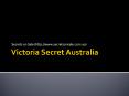 Victoria Secret Body Mist Australia - Secrets On Sale PowerPoint PPT Presentation