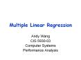 Multiple Linear Regression PowerPoint PPT Presentation