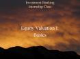 Investment Banking Internship Class PowerPoint PPT Presentation