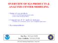 OVERVIEW OF IGS PRODUCTS PowerPoint PPT Presentation