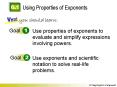 Using Properties of Exponents PowerPoint PPT Presentation