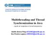 Multithreading and Thread Synchronization in Java PowerPoint PPT Presentation