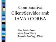 Comparativa Client/Servidor amb JAVA i CORBA