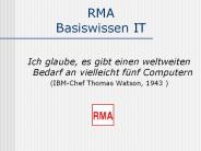 RMA Basiswissen IT